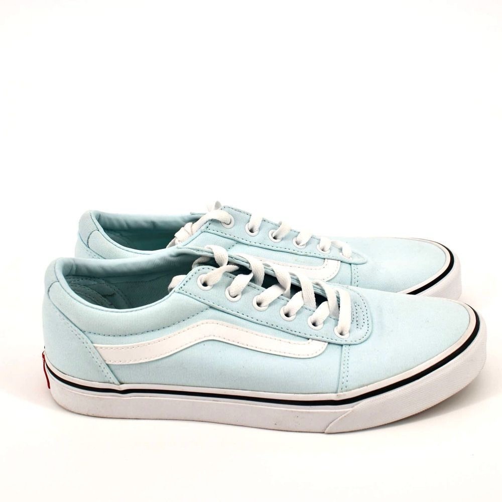 Light Blue and White Sneakers